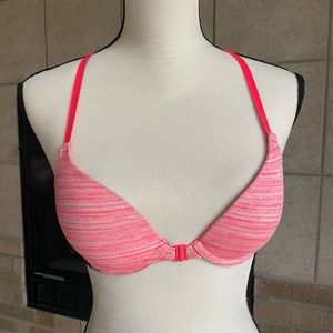PINK front clasp sports bra
